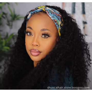 sc Headband Wigs for Black Women headband wig for women Baby Hair For Black Women 2021